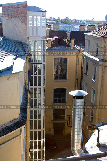 Санкт-Петербург двор колодец (2008 год). Стоковое фото, фотограф Андрюхина Анастасия / Фотобанк Лори