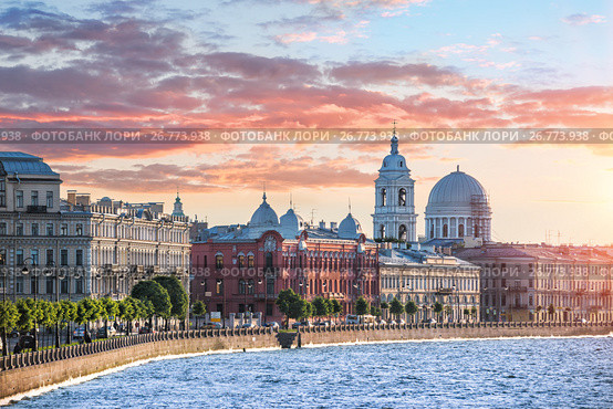 Санкт-Петербург. Екатерининская церковь. Ekaterininskaya church (2017 год). Стоковое фото, фотограф Baturina Yuliya / Фотобанк Лори