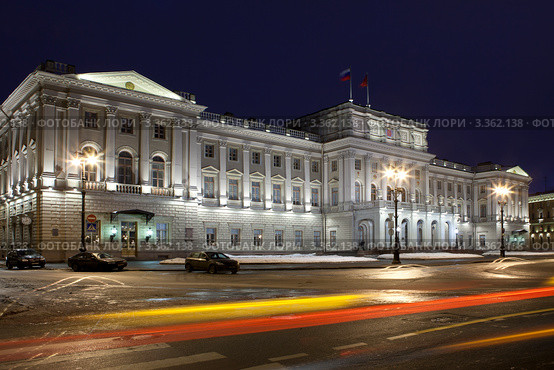 Санкт-Петербург. Мариинский дворец (2012 год). Редакционное фото, фотограф Литвяк Игорь / Фотобанк Лори