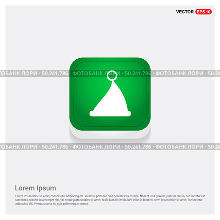 Santa Claus hat Icon. Стоковая иллюстрация, агентство Ingram Publishing / Фотобанк Лори
