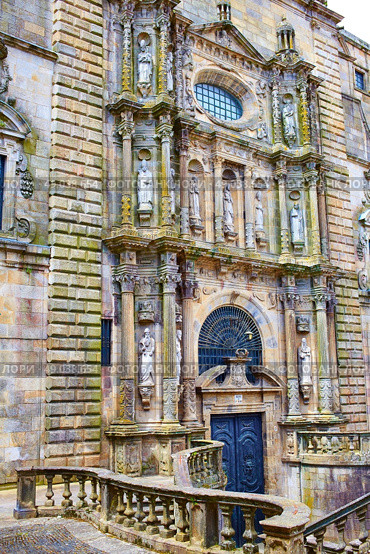 Santiago de Compostela end of Saint James Way in Galicia Spain. Стоковое фото, агентство Ingram Publishing / Фотобанк Лори