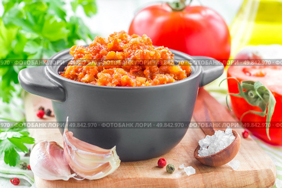Sauce salsa. Стоковое фото, агентство Ingram Publishing / Фотобанк Лори
