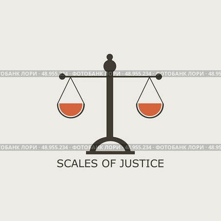 scales of justice symbol. Стоковая иллюстрация, агентство Ingram Publishing / Фотобанк Лори