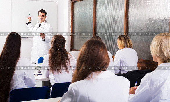 Scientists at training courses. Стоковое фото, фотограф Яков Филимонов / Фотобанк Лори