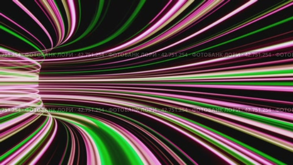 Seamless loop abstract light streaks effect animation. twisted light streaks effect. vortex space travel, music performance. animation stellar acceleration. Music festival, nightclub stage visual. Стоковое видео, видеограф Ирина Ткачук / Фотобанк Лори