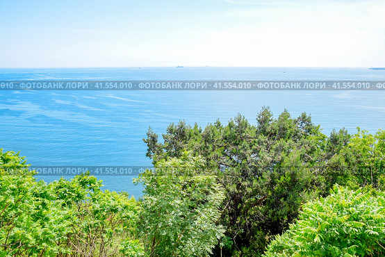 Seascape, view from the shore, Tsemes bay (2018 год). Стоковое фото, фотограф Леонид Еремейчук / Фотобанк Лори