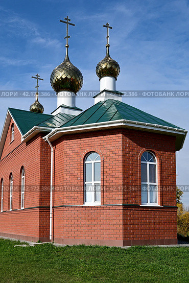 Село Пятково Тюменская область. Сельский храм Петра и Павла (2023 год). Стоковое фото, фотограф Александр Тараканов / Фотобанк Лори