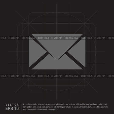 Send Mail icon . Стоковая иллюстрация, агентство Ingram Publishing / Фотобанк Лори