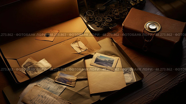 sentimentality brown envelope ai generated. Стоковое AI-изображение, AI-художник Vectorwin / Фотобанк Лори