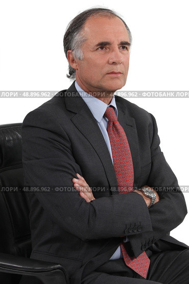 serious businessman posing. Стоковое фото, агентство Ingram Publishing / Фотобанк Лори