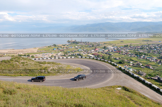 Серпантин над Култуком, Байкал. Стоковое фото, фотограф Некрасов Андрей / Фотобанк Лори