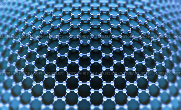 Several molecules connected, crystallized in the hexagonal system, concept of a carbon structure. Стоковое фото, агентство Ingram Publishing / Фотобанк Лори