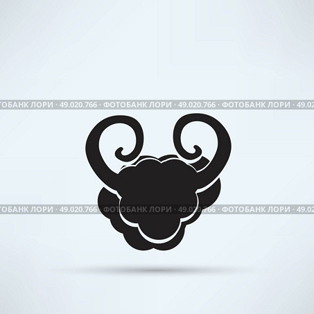 Sheep icon. Стоковая иллюстрация, агентство Ingram Publishing / Фотобанк Лори