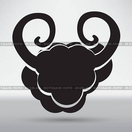 Sheep icon. Стоковая иллюстрация, агентство Ingram Publishing / Фотобанк Лори