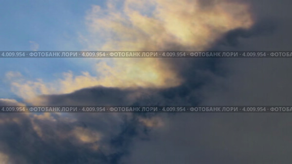 Штормовое предупреждение. Таймлапс. Стоковое видео, видеограф Yaroslav Bokotey / Фотобанк Лори