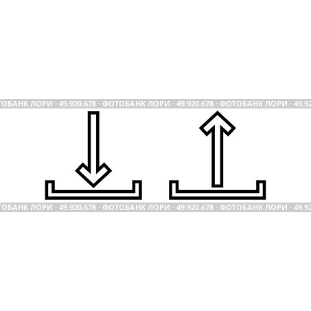 Sign upload and download black icon . Стоковая иллюстрация, агентство Ingram Publishing / Фотобанк Лори