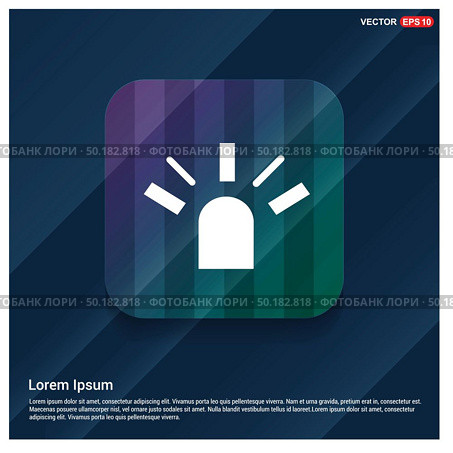 Siren Icon. Стоковая иллюстрация, агентство Ingram Publishing / Фотобанк Лори