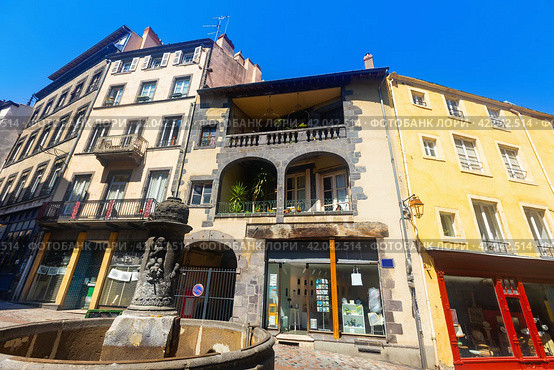 Sityscape of Clermont-Farrand, France. Стоковое фото, фотограф Яков Филимонов / Фотобанк Лори
