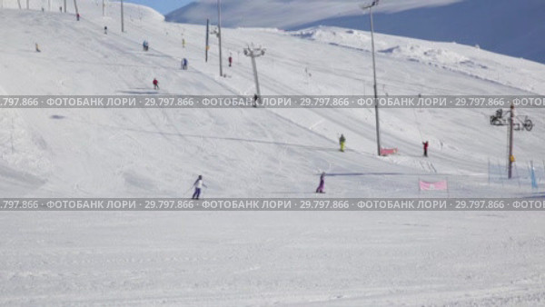 Ski resort in Khibiny (2016 год). Редакционное видео, видеограф Юлия Бабкина / Фотобанк Лори