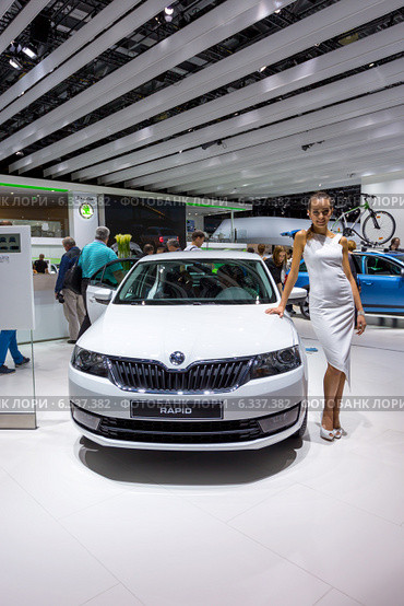 Skoda Rapid. ММАС 2014. Редакционное фото, фотограф Сергей Лаврентьев / Фотобанк Лори