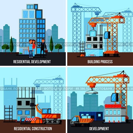 Sky Scraper Construction Design Concept. Стоковая иллюстрация, агентство Ingram Publishing / Фотобанк Лори