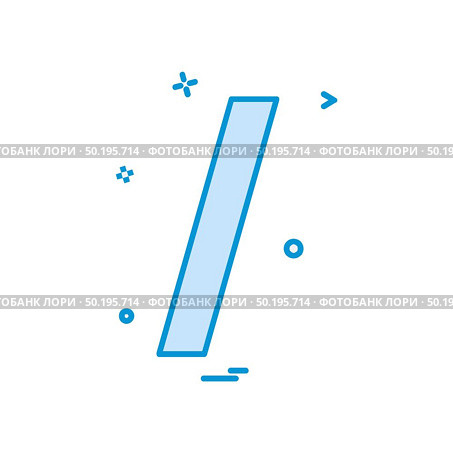 Slash icon design vector. Стоковая иллюстрация, агентство Ingram Publishing / Фотобанк Лори