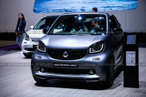 Smart EQ Fortwo (2019 год). Редакционное фото, фотограф Art Konovalov / Фотобанк Лори