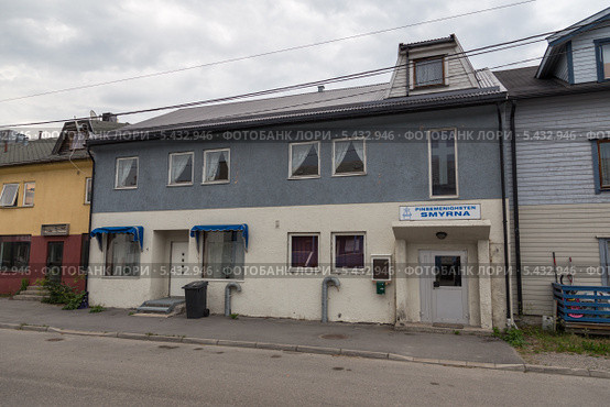Смирна церкви пятидесятников в Киркенесе (2013 год). Редакционное фото, фотограф Алексей Шматков / Фотобанк Лори
