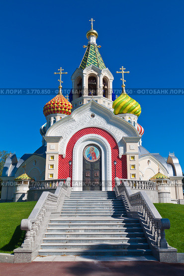 Собор Игоря Черниговского в Переделкино (2012 год). Стоковое фото, фотограф Lora / Фотобанк Лори