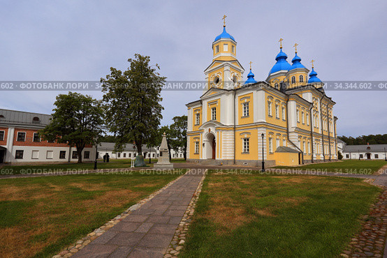 Собор Рождества Пресвятой Богородицы. Остров Коневец (2020 год). Стоковое фото, фотограф Роман Рожков / Фотобанк Лори