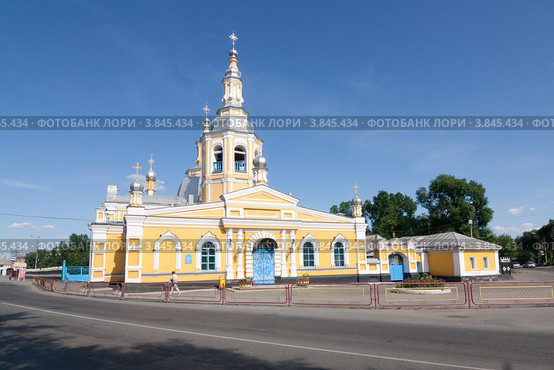 Собор Спаса Нерукотворного Образа в Минусинске (2012 год). Стоковое фото, фотограф Шичкина Антонина / Фотобанк Лори