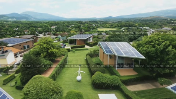 Solar cell or solar panel Modern technology for energy revolution, Alternative source for preserving the environment, Blue tint photovoltaic module. Caring for the environment. Стоковое AI-видео, аниматор ALLA YURTAYEVA / Фотобанк Лори