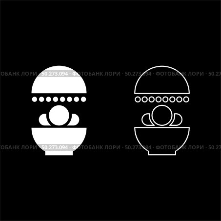 Solarium Human treatment exposure therapy Body CT scanning CAT Scan Radiotherapy icon outline set white color vector illustration flat style simple image. Solarium Human treatment exposure therapy Body CT scanning CAT Scan Radiotherapy icon outline set white color vector illustration flat style image. Стоковая иллюстрация, агентство Ingram Publishing / Фотобанк Лори