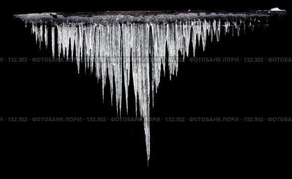 Сосульки (перевернутое распределение Гаусса). Icicles Gauss distribution. Стоковое фото, фотограф Дмитрий Ощепков / Фотобанк Лори