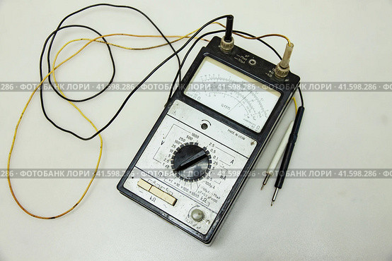 Soviet multimeter C4315. Designed for measuring constant and variable current and voltage, resistance. Стоковое фото, фотограф Воловодов Владимир / Фотобанк Лори