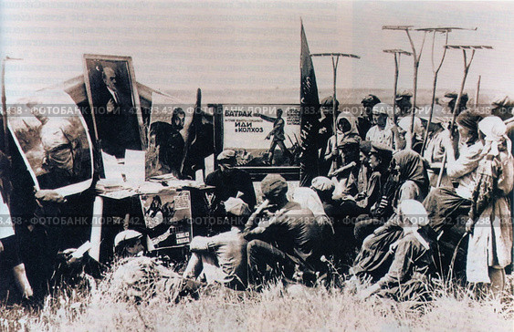 Создание колхоза. 1929 год. Редакционное фото, фотограф Сергей Елизарьев / Фотобанк Лори