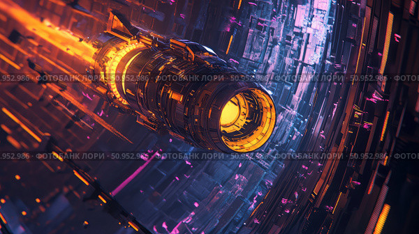 space spiraling rocket ai generated. Стоковое AI-изображение, AI-художник Vectorwin / Фотобанк Лори