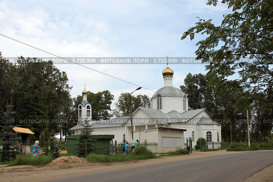Спасо-Преображенский храм города Струнино, Владимирская область (2012 год). Стоковое фото, фотограф Юлия Кузнецова / Фотобанк Лори