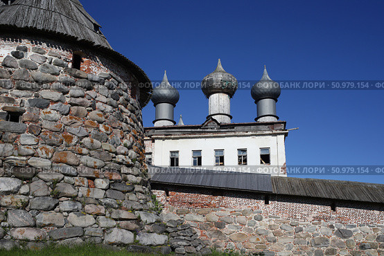 Спасо-Преображенский Соловецкий монастырь. Корожная башня. Редакционное фото, фотограф Анна Зеленская / Фотобанк Лори