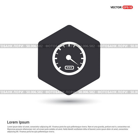 Speedometer Icon. Стоковая иллюстрация, агентство Ingram Publishing / Фотобанк Лори