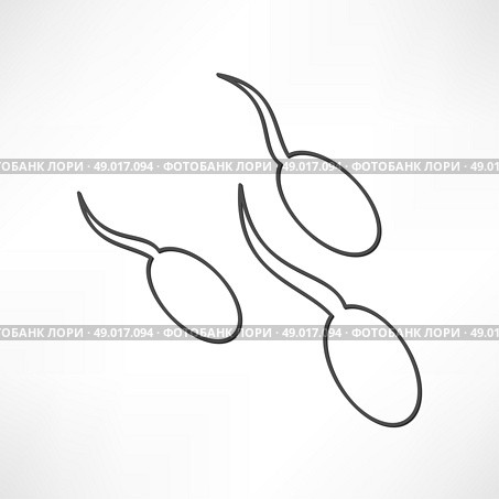 Sperm icon. Стоковая иллюстрация, агентство Ingram Publishing / Фотобанк Лори