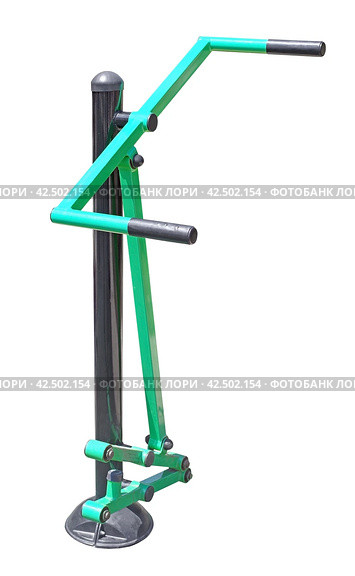 Спортивное оборудование на белом фоне. Sports equipment on white background. Стоковое фото, фотограф Татьяна Д / Фотобанк Лори