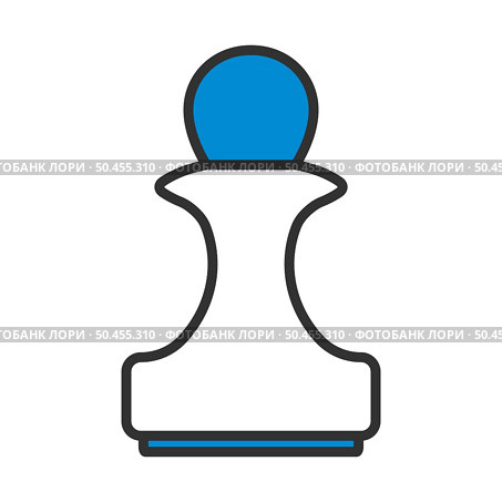 Stamp Icon. Editable Bold Outline With Color Fill Design. Vector Illustration. Стоковая иллюстрация, агентство Ingram Publishing / Фотобанк Лори