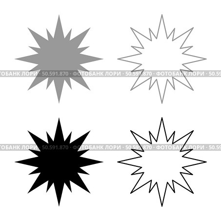 Star Bethlehem Christmas set icon grey black color vector illustration image simple solid fill outline contour line thin flat style. Star Bethlehem Christmas set icon grey black color vector illustration image solid fill outline contour line thin flat style. Стоковая иллюстрация, агентство Ingram Publishing / Фотобанк Лори