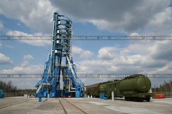 Стартовая площадка космодрома "Плесецк" (2006 год). Стоковое фото, фотограф Николай Гернет / Фотобанк Лори