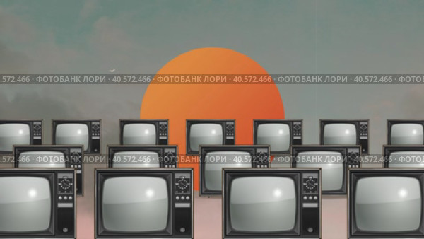 Старые телевизоры. Стоковая анимация, аниматор Максим Камкин / Фотобанк Лори
