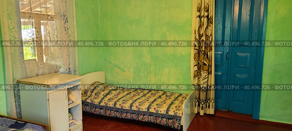 Старый деревенский дом внутри.Мазанка. (2023 год). Стоковое фото, фотограф Марина Володько / Фотобанк Лори