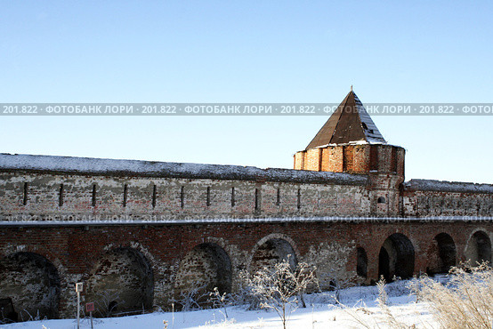 Стена Суздальского Кремля (2008 год). Редакционное фото, фотограф Бондаренко Сергей / Фотобанк Лори