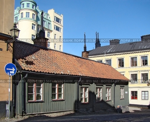 Стокгольм. Дома на Сёдермальме (2009 год). Стоковое фото, фотограф Наталья Лукина / Фотобанк Лори