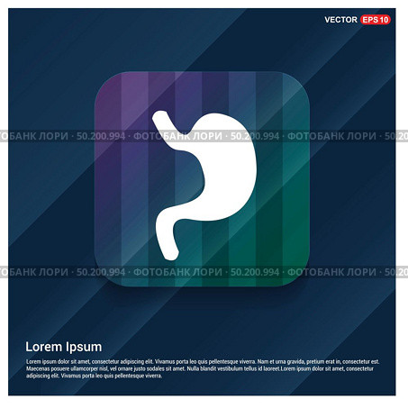 stomach icon. Стоковая иллюстрация, агентство Ingram Publishing / Фотобанк Лори